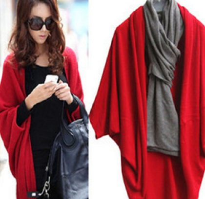 Oversized Batwing Cardigan