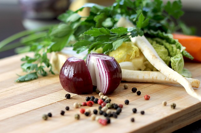 Eating healthy from the garden